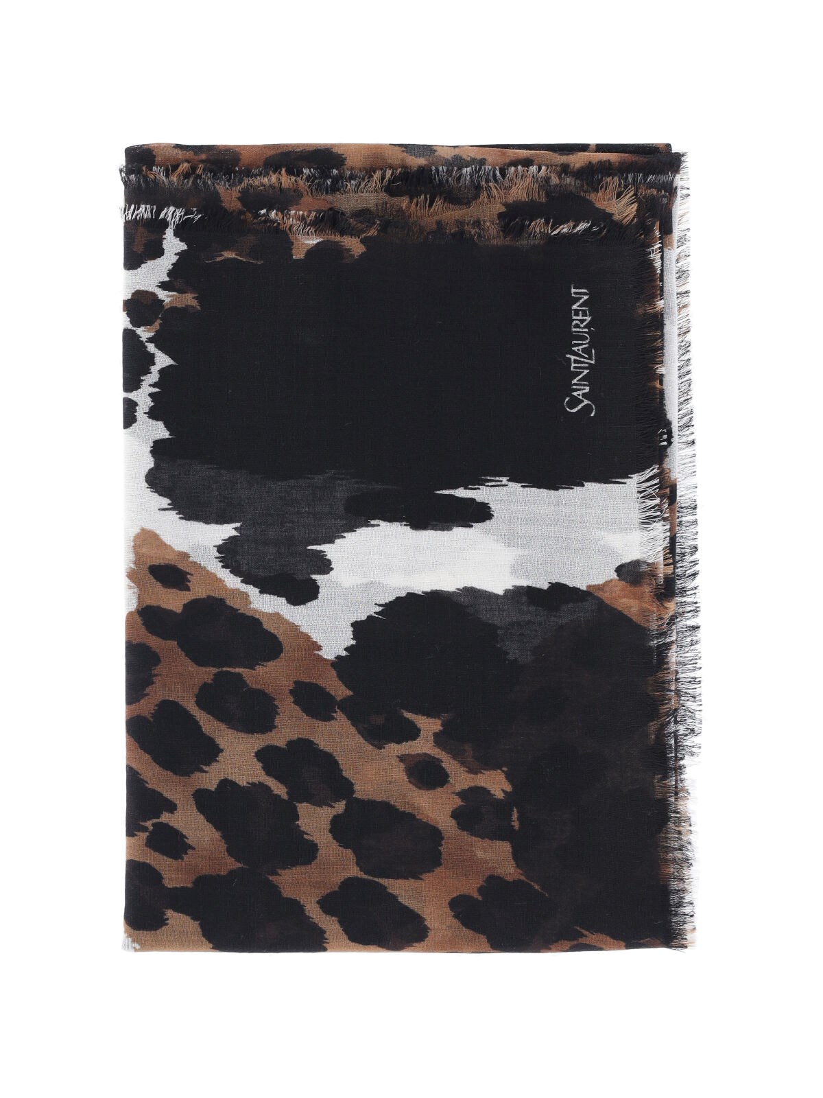 Saint Laurent Logo Scarf