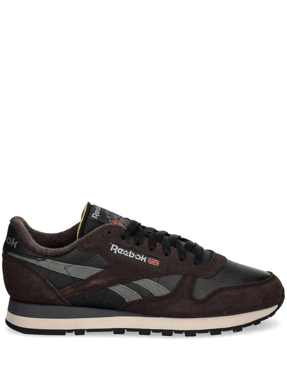 Reebok Classic 皮质运动鞋 - 黑色