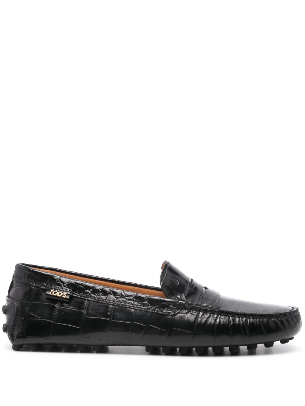 Tod's Goomino Driving 乐福鞋 - 黑色