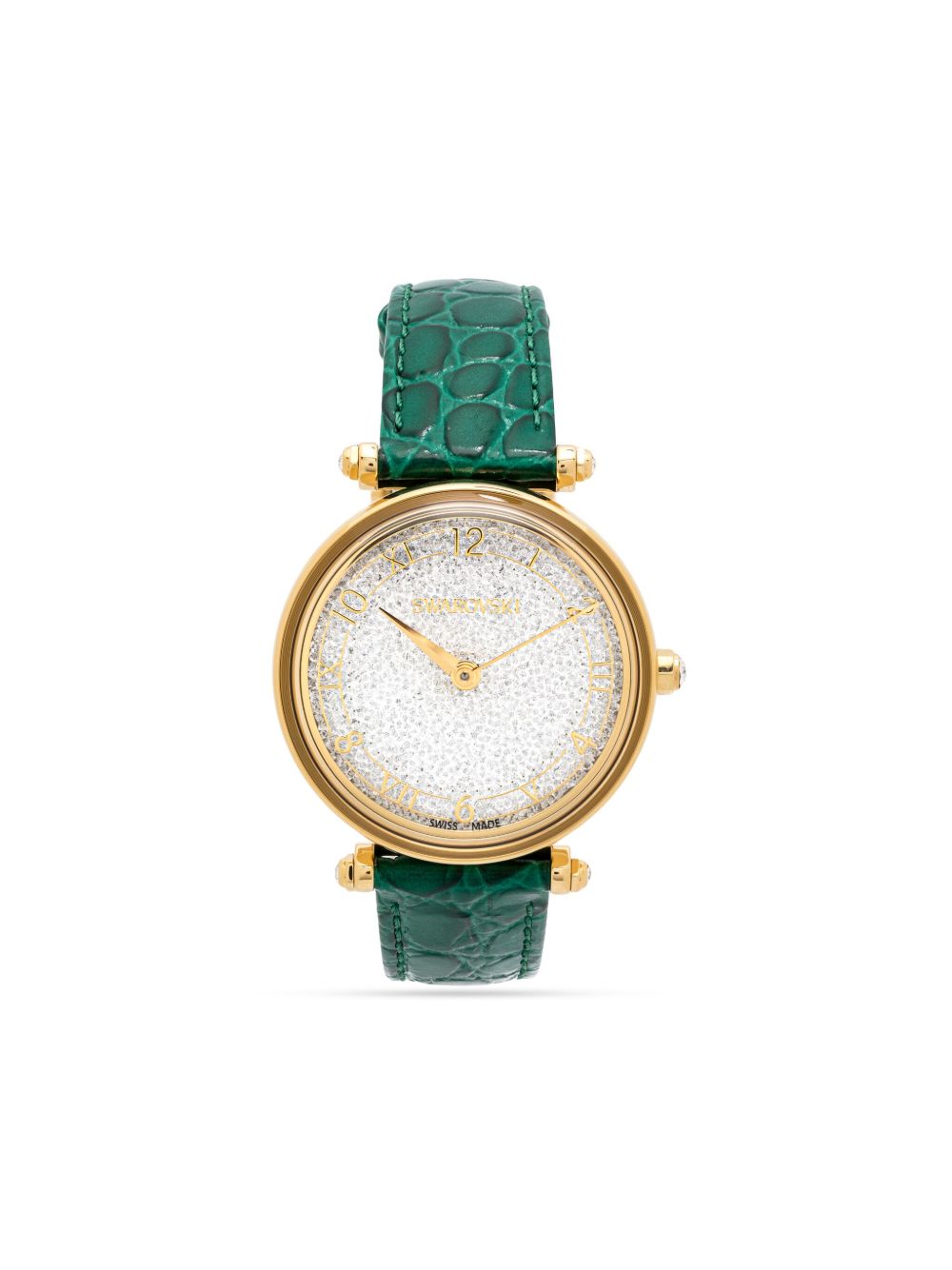 Swarovski Crystalline Wonder 35毫米腕表 - 绿色