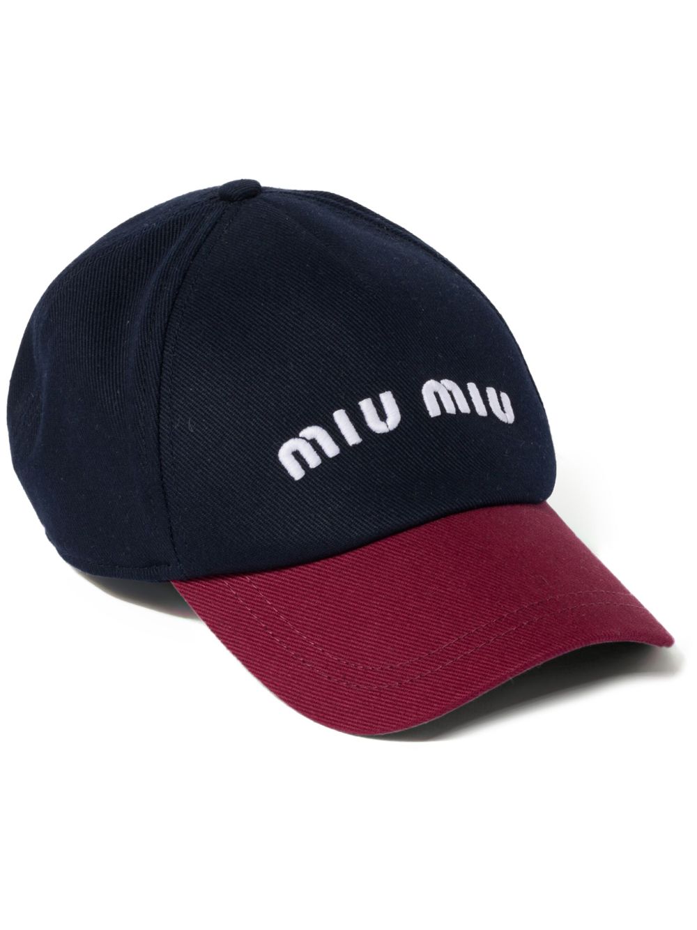 Miu Miu Drill 棒球帽 - 蓝色