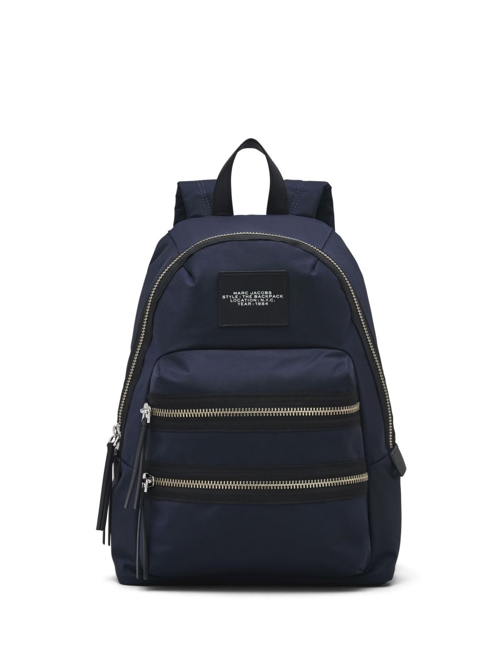 Marc Jacobs The Large logo贴花双肩包 - 蓝色