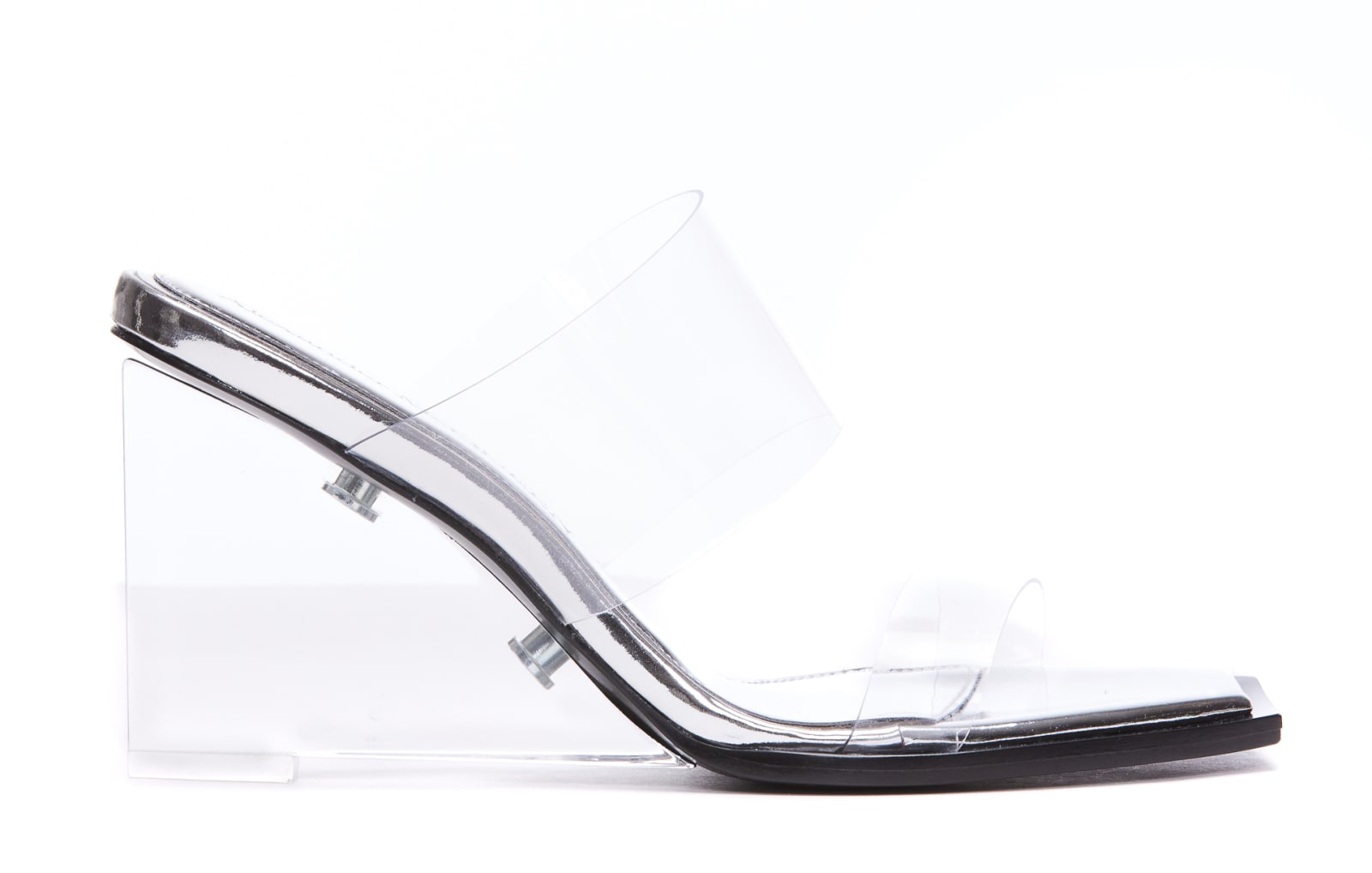 Alexander McQueen Shard Transparent Mules