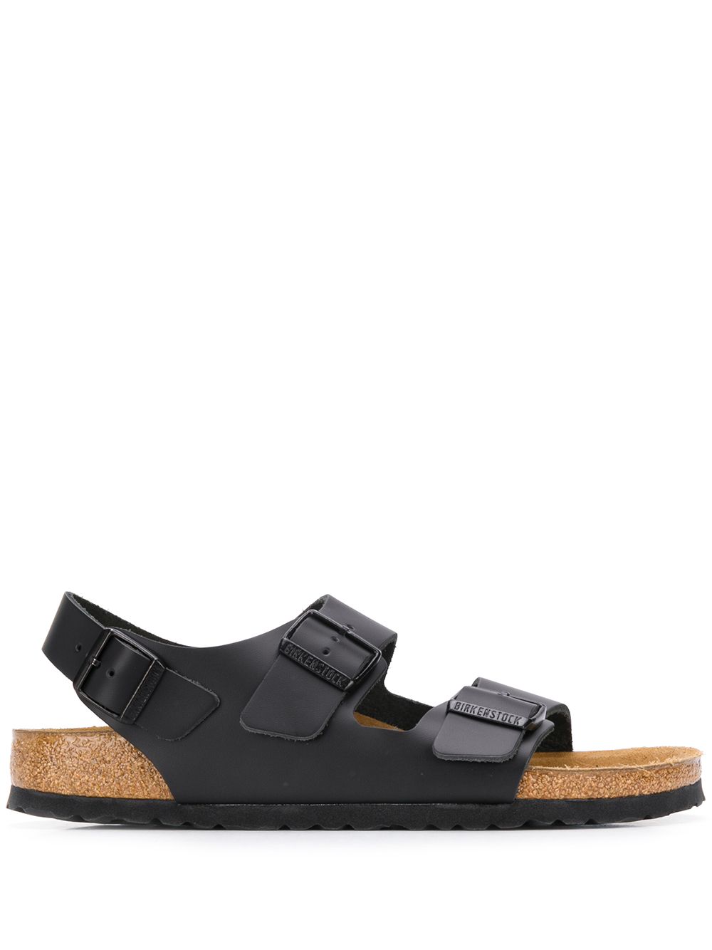 Birkenstock Milano 扣环凉鞋 - 黑色