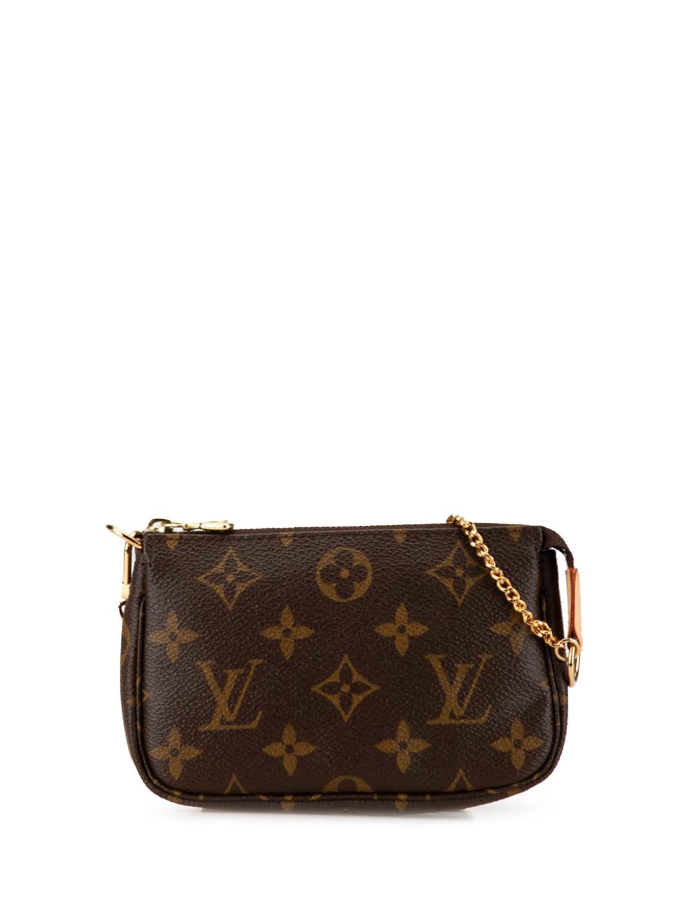 Louis Vuitton Pre-Owned Monogram Mini Pochette Accessoires 手提包（2006年典藏款） - 褐色
