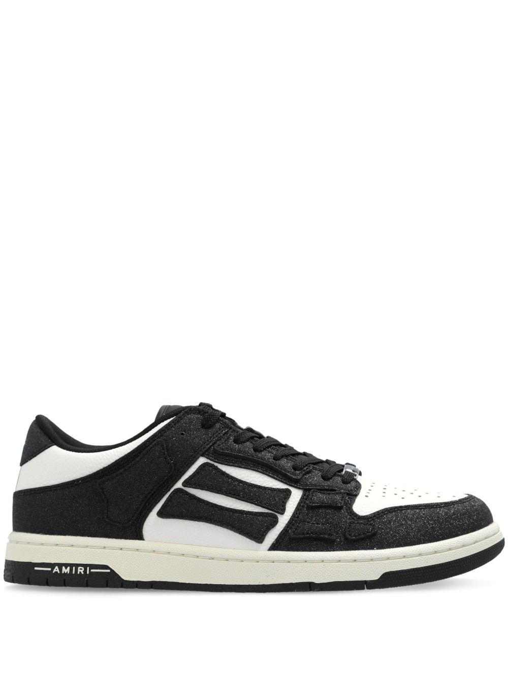 AMIRI Shimmer Skel Top Low 运动鞋 - 黑色
