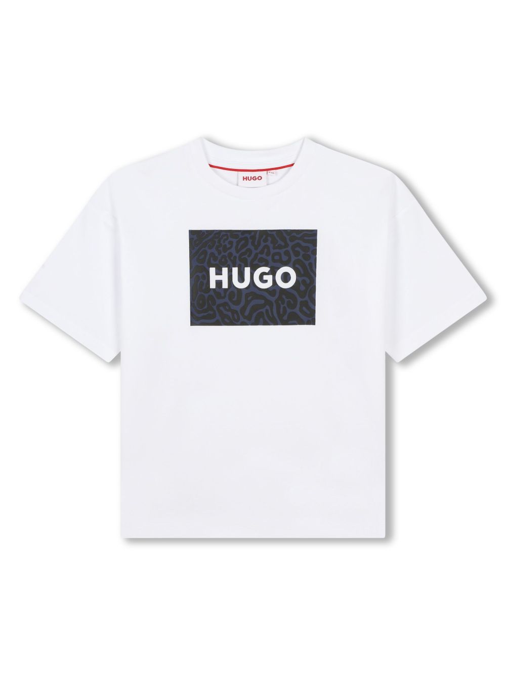 HUGO KIDS logo印花棉T恤 - 白色