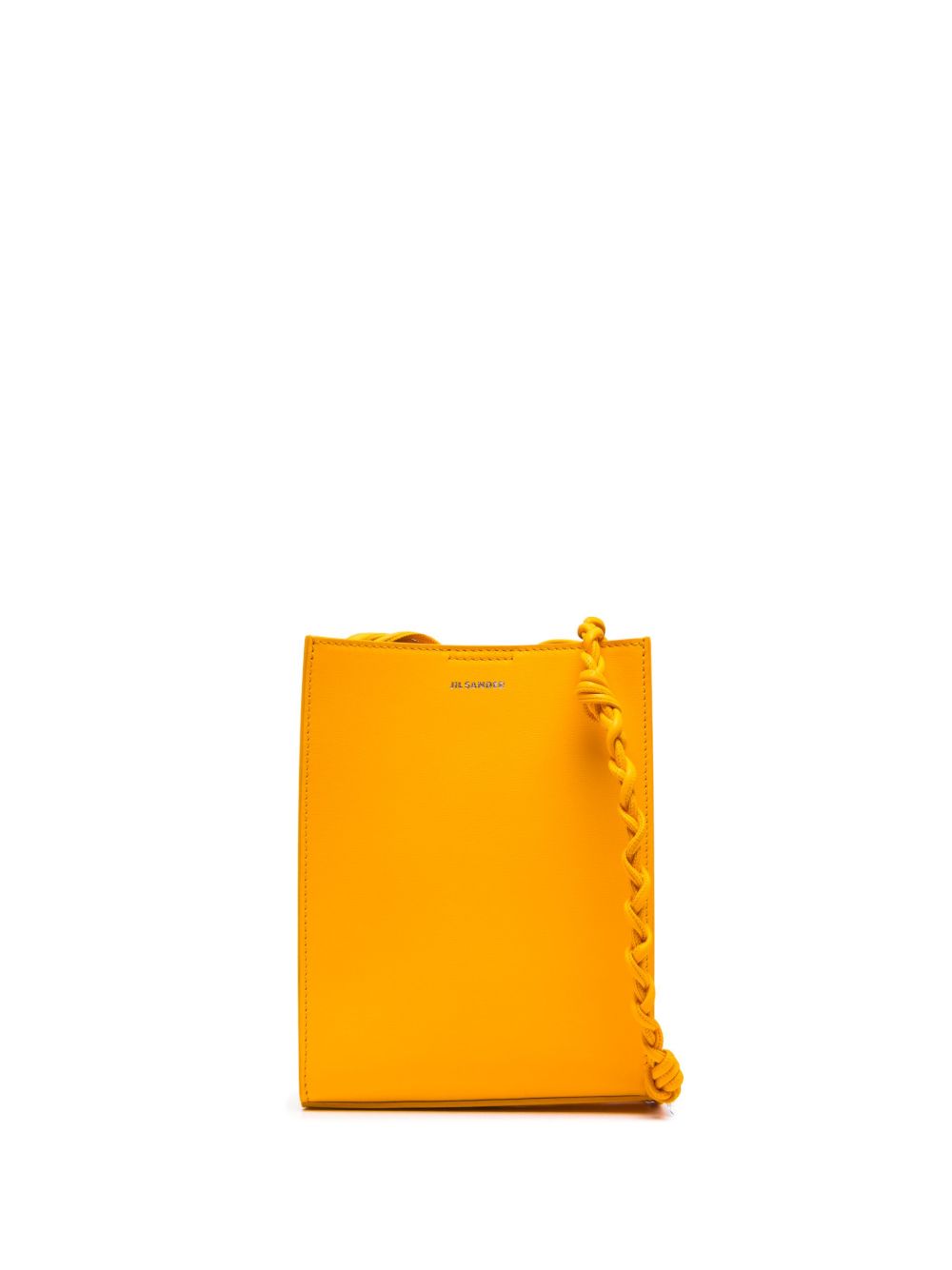 Jil Sander Giro 皮质手提包 - 橘色