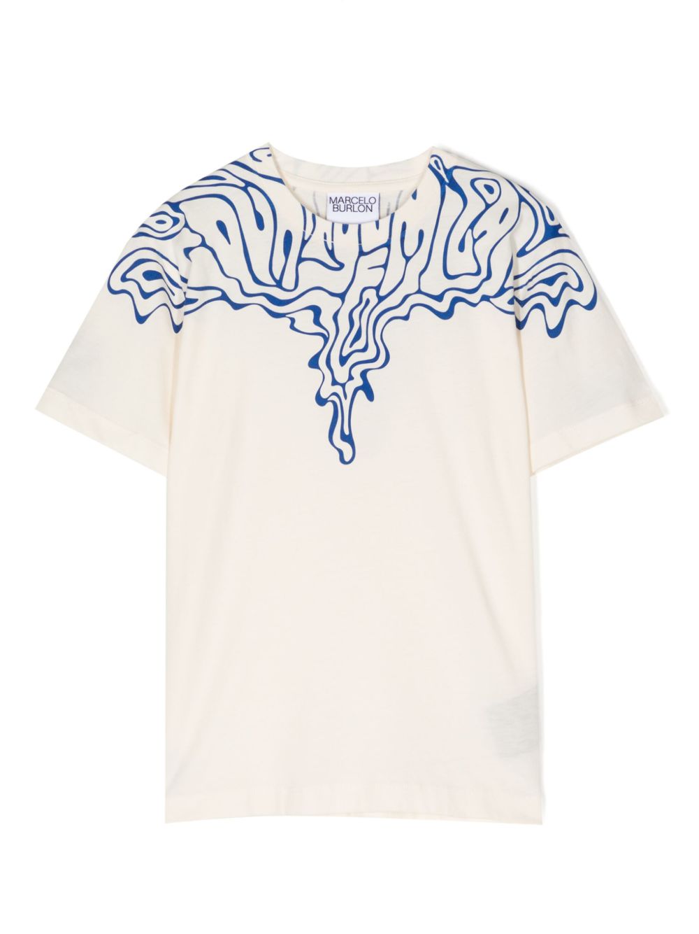 Marcelo Burlon County Of Milan Kids Fluid Wings 棉T恤 - 白色