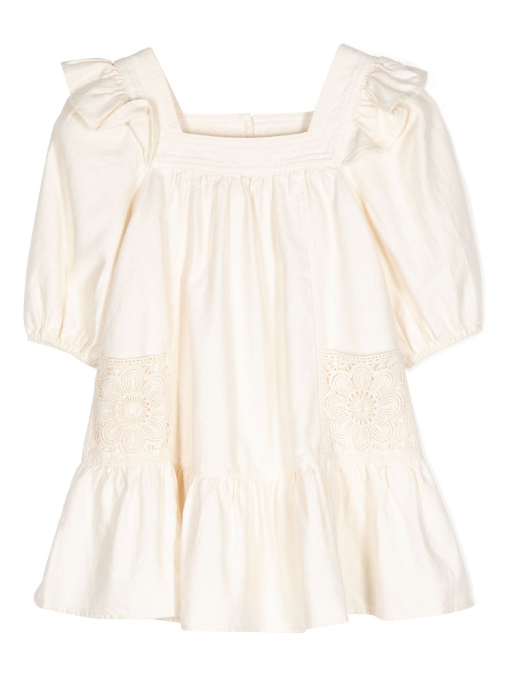 ZIMMERMANN Kids Halliday 牛仔连衣裙 - 中性色