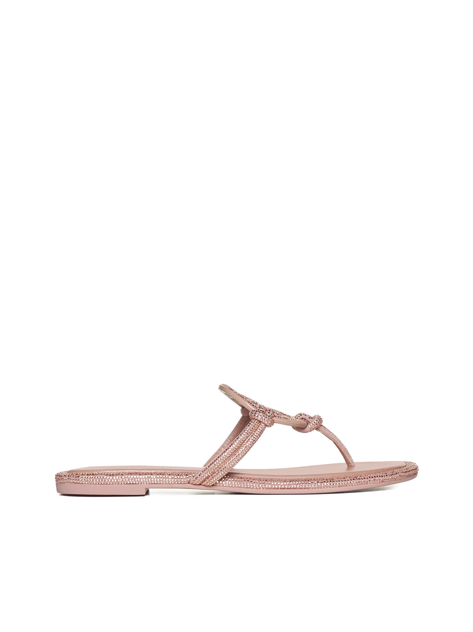 Tory Burch Miller 编织镶嵌装饰凉鞋