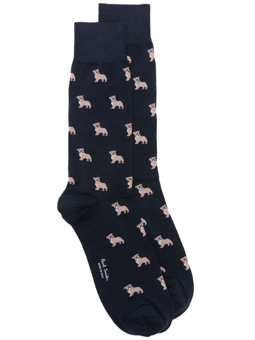 Paul Smith Bulldog 针织袜 - 蓝色