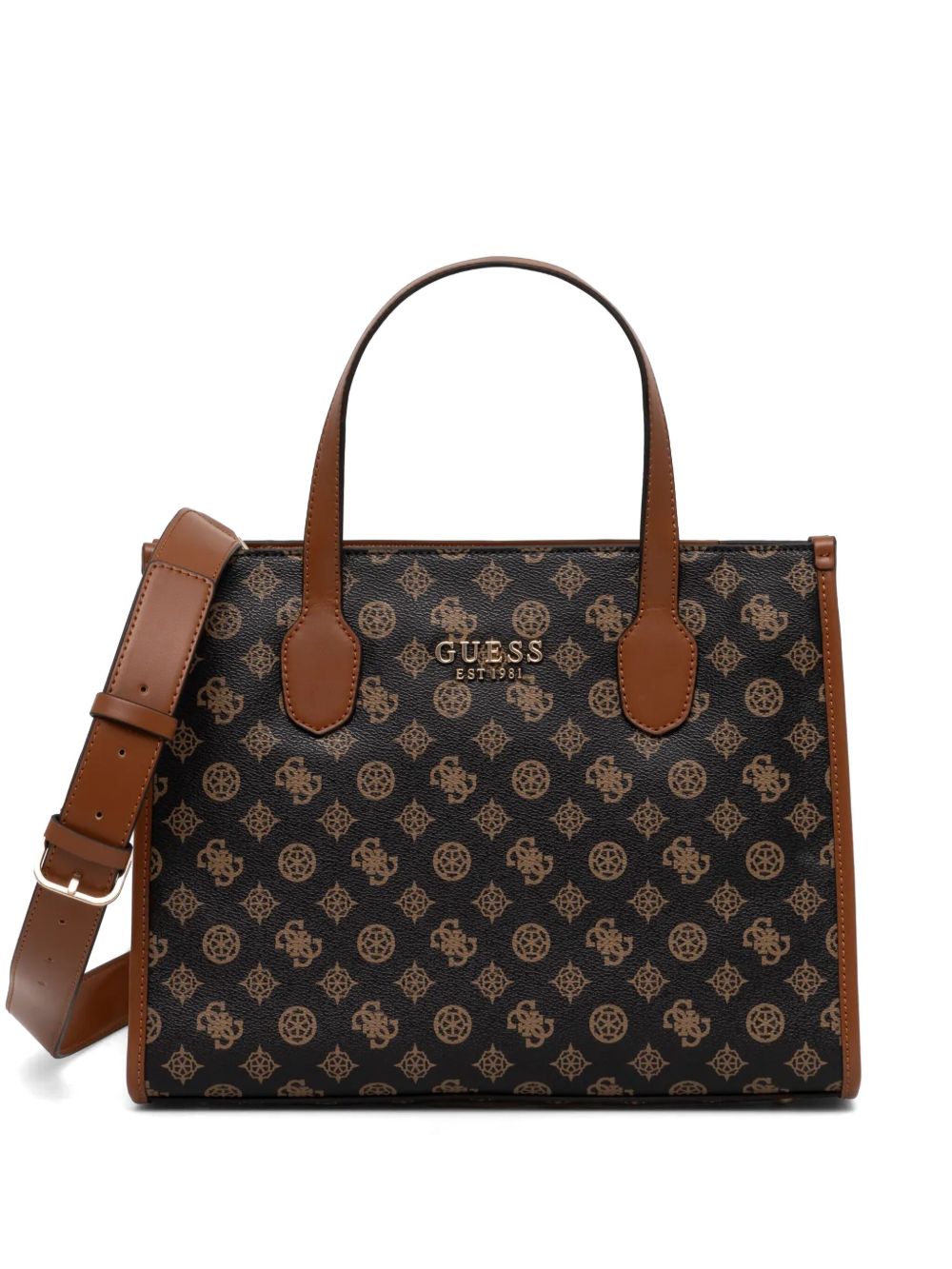 GUESS USA Silvana 手提包 - 黑色