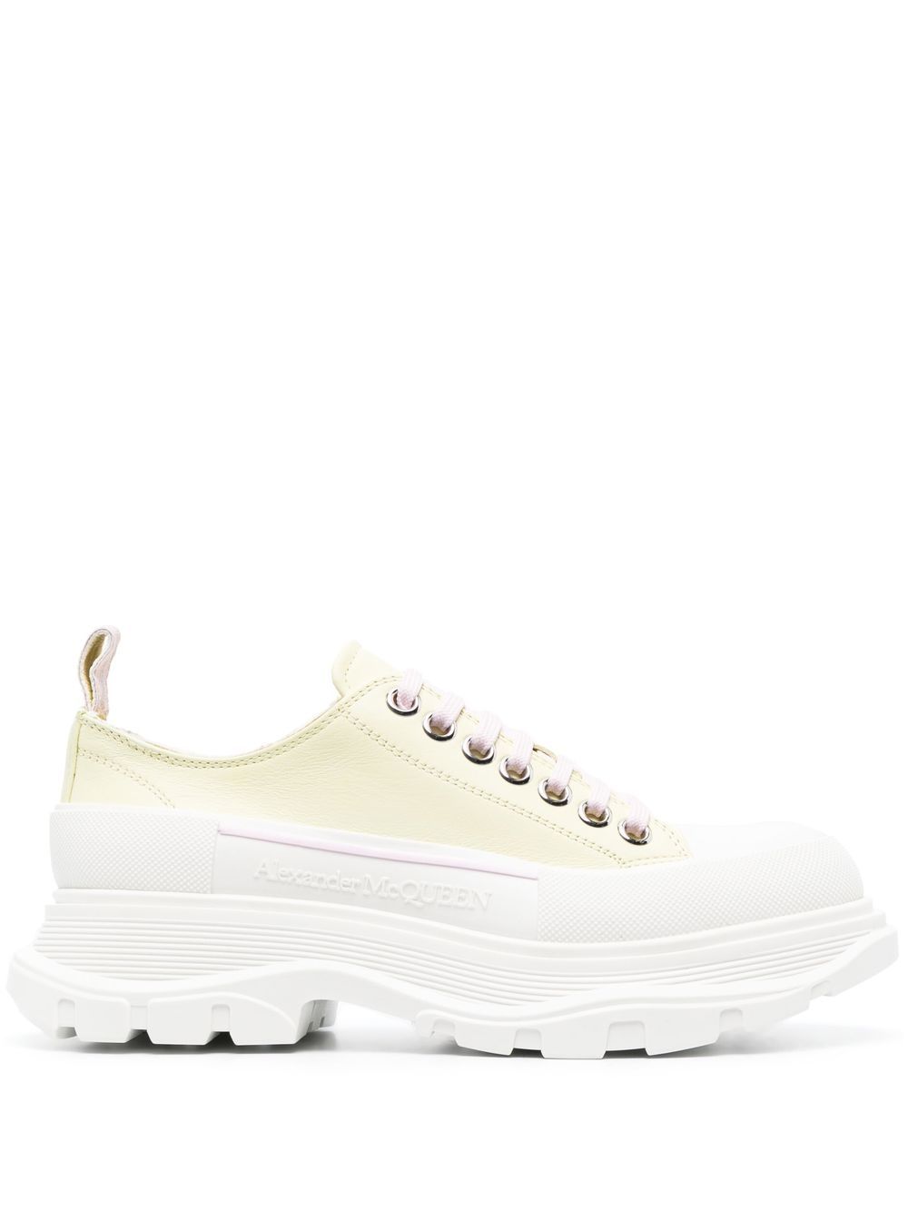 Alexander McQueen Tread Slick 厚底运动鞋 - 黄色