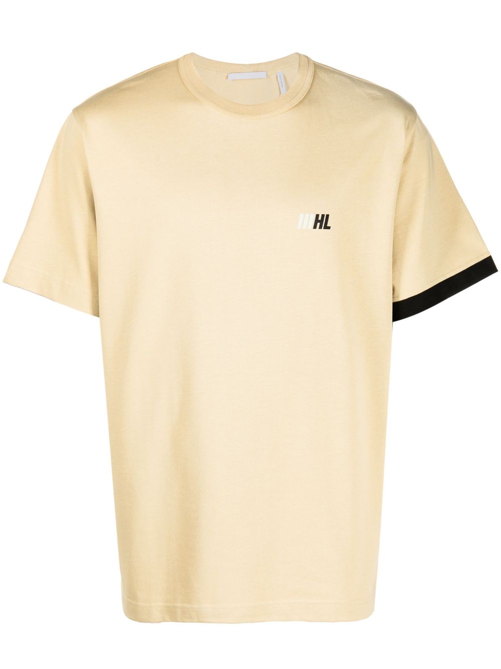 Helmut Lang Slant Logo 圆领T恤 - 中性色