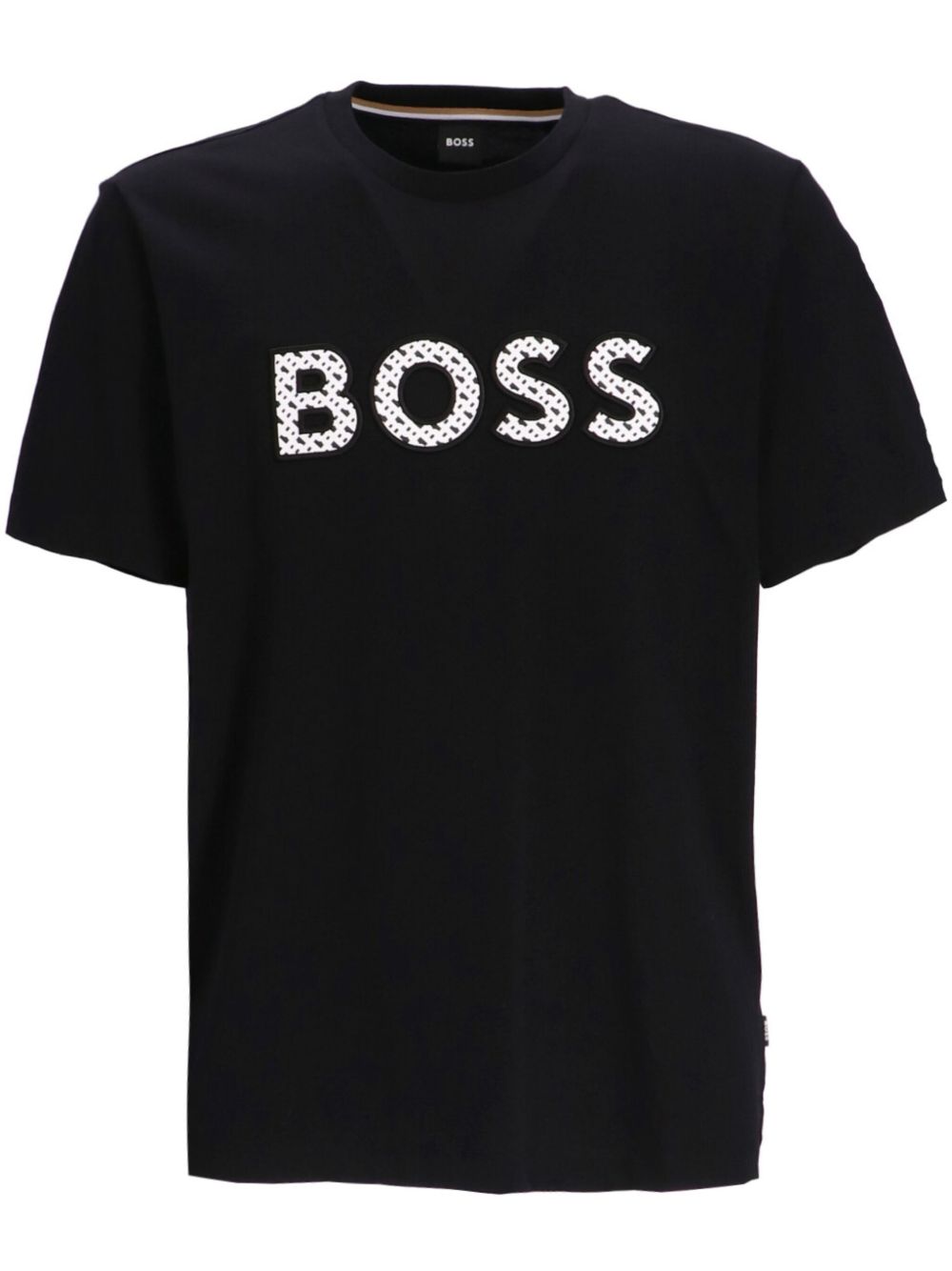 BOSS C-Thompson logo印花T恤 - 黑色