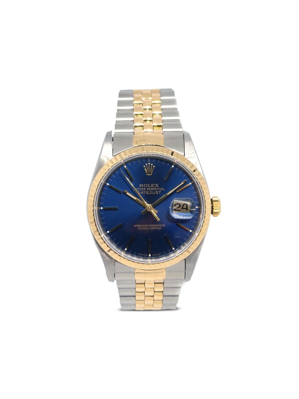 Rolex Oyster Perpetual Datejust 34毫米腕表（1993年典藏款） - 银色