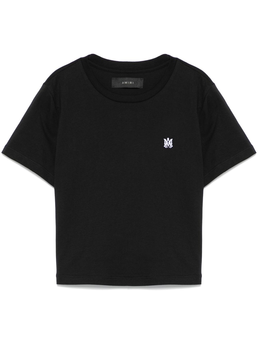AMIRI logo刺绣T恤 - 黑色