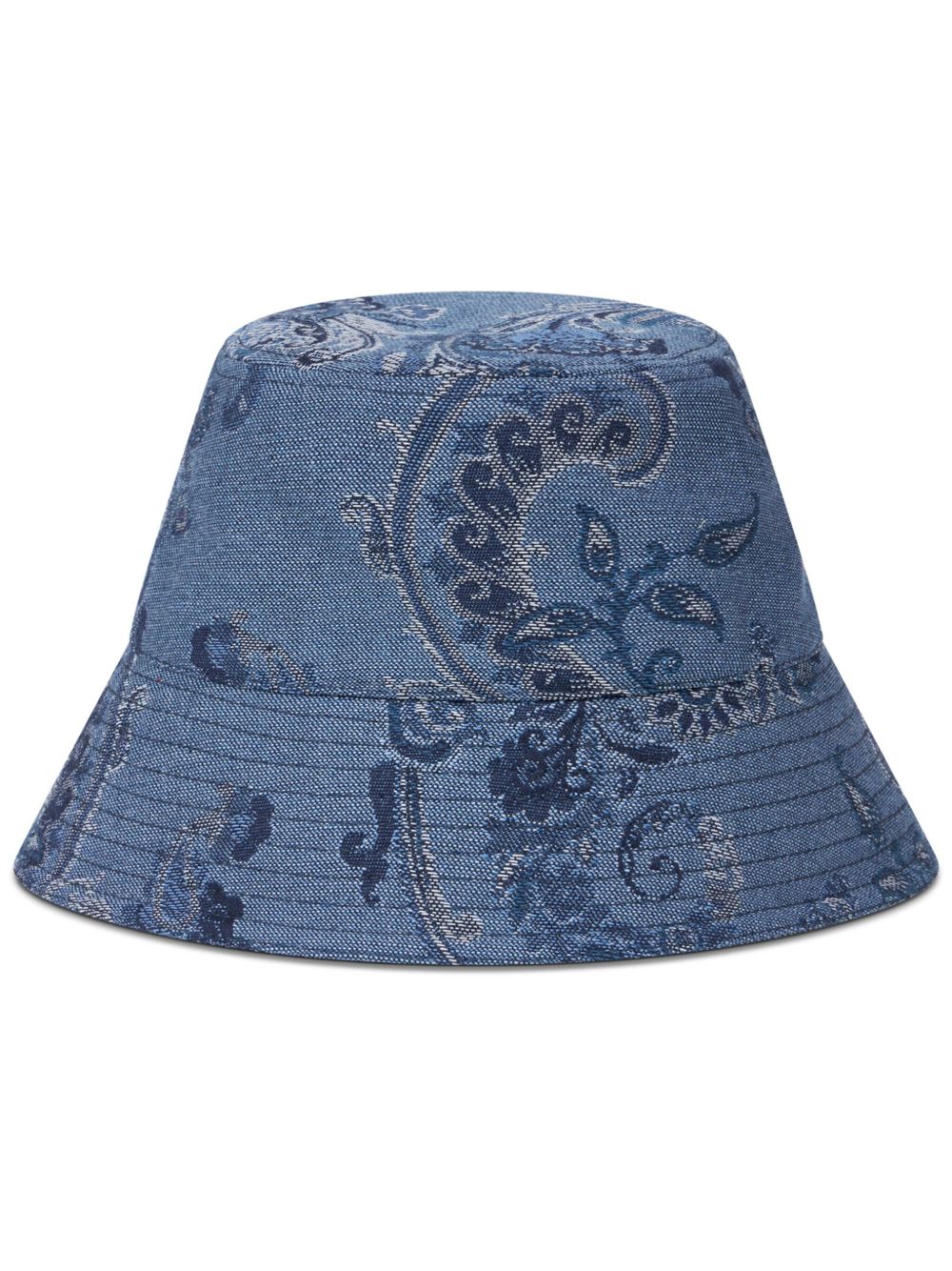 ETRO 佩斯理印花牛仔渔夫帽 - 蓝色