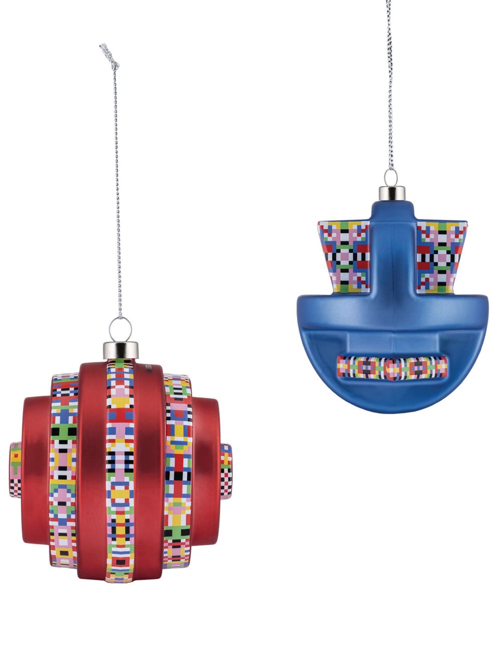 Alessi Glow e Arc 玻璃装饰品套装 - 红色
