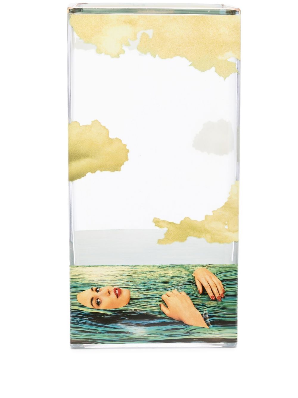 Seletti Toiletpaper Sea Girl 花瓶 - 黄色