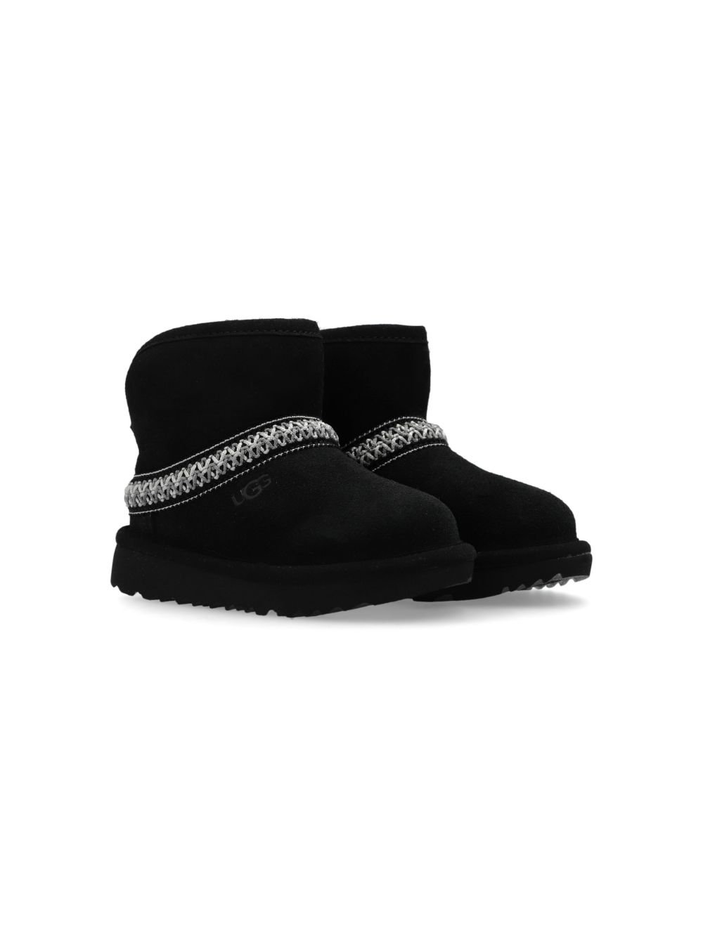 UGG Kids Classic Mini Crescent 靴子 - 黑色