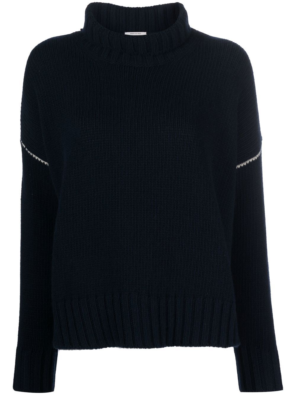 Woolrich Cosy 高领毛衣 - 蓝色