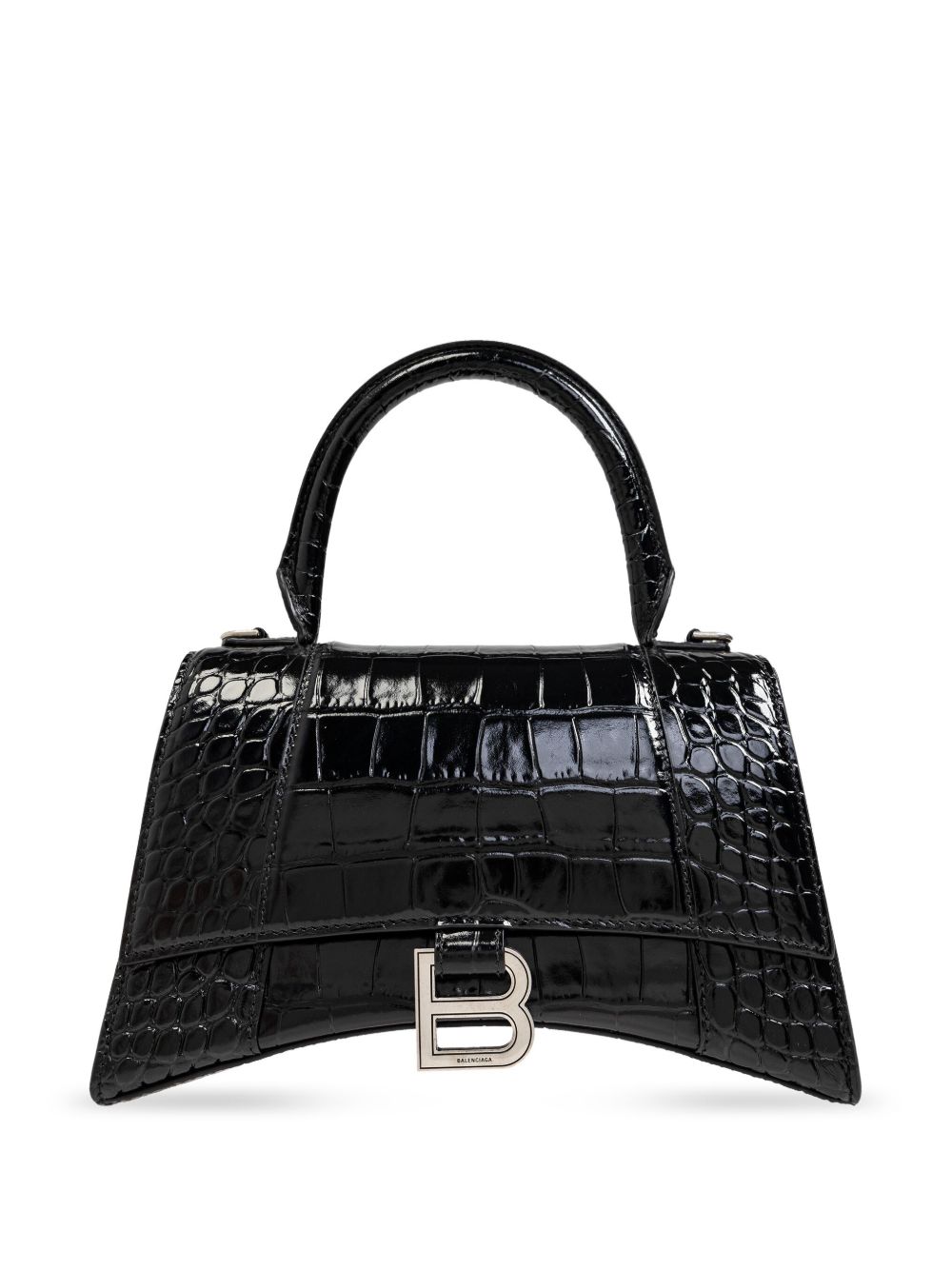 Balenciaga Hourglass 小号手提包 - 黑色