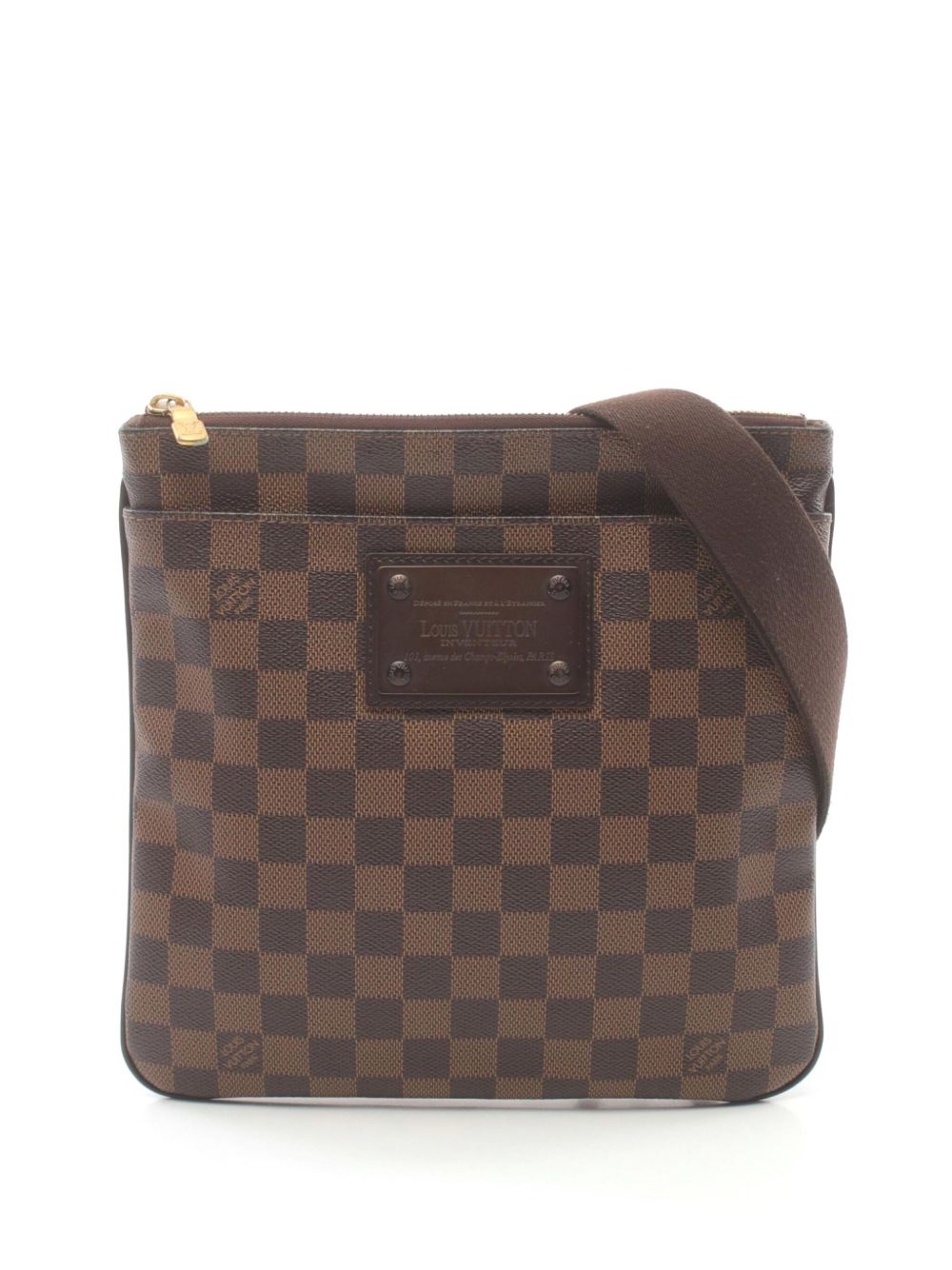 Louis Vuitton Pre-Owned Brooklyn 单肩包（2010年典藏款） - 褐色