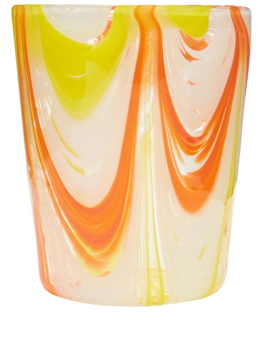 Cabana x Carolina Herrera Jackie Murano 玻璃杯（10厘米） - 黄色
