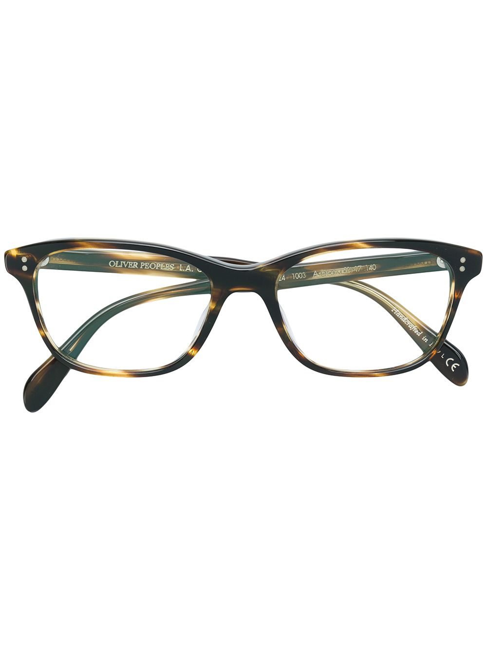 Oliver Peoples Ashton 眼镜 - 褐色