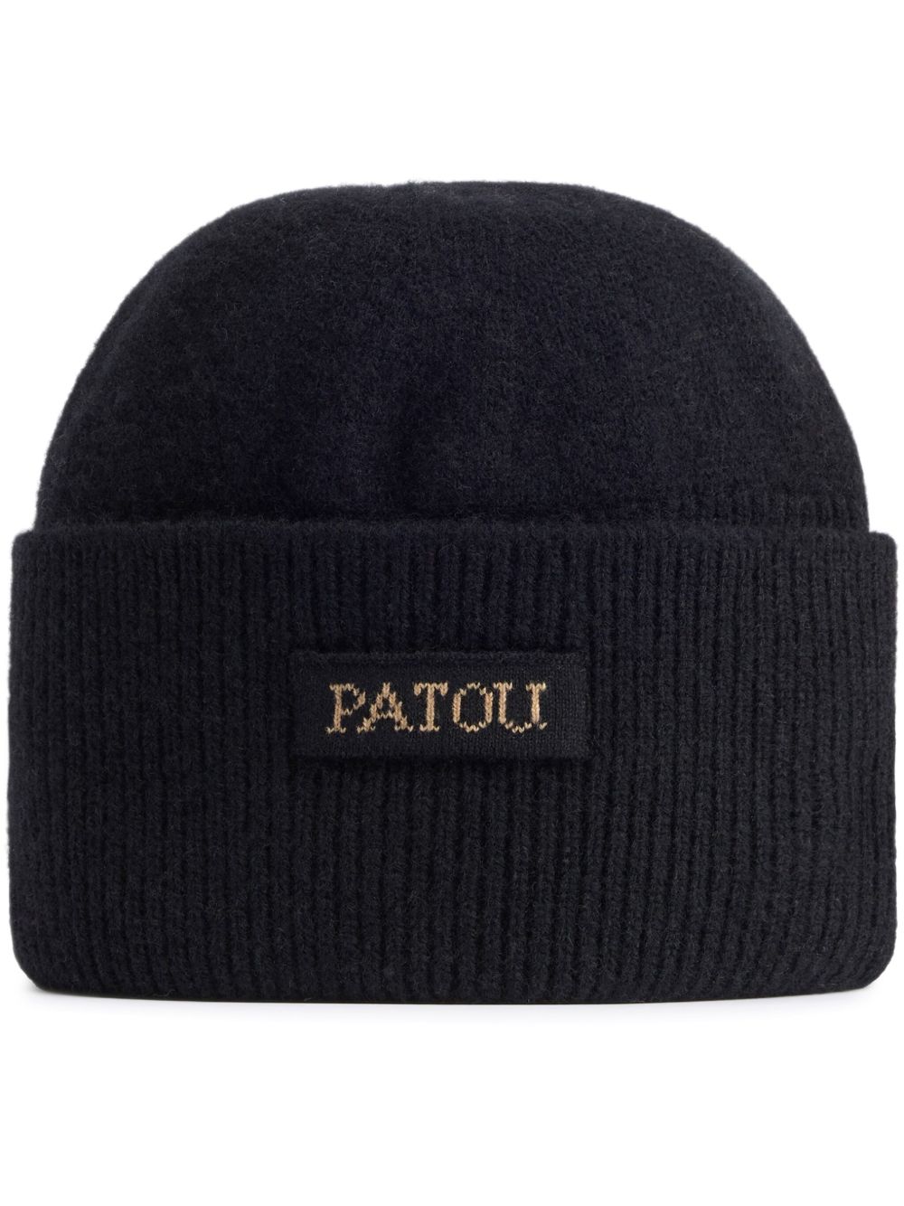 Patou 标贴套头帽 - 黑色