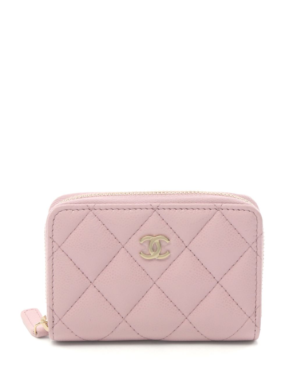 CHANEL Pre-Owned CC 标牌小号钱包（2021年典藏款） - 粉色