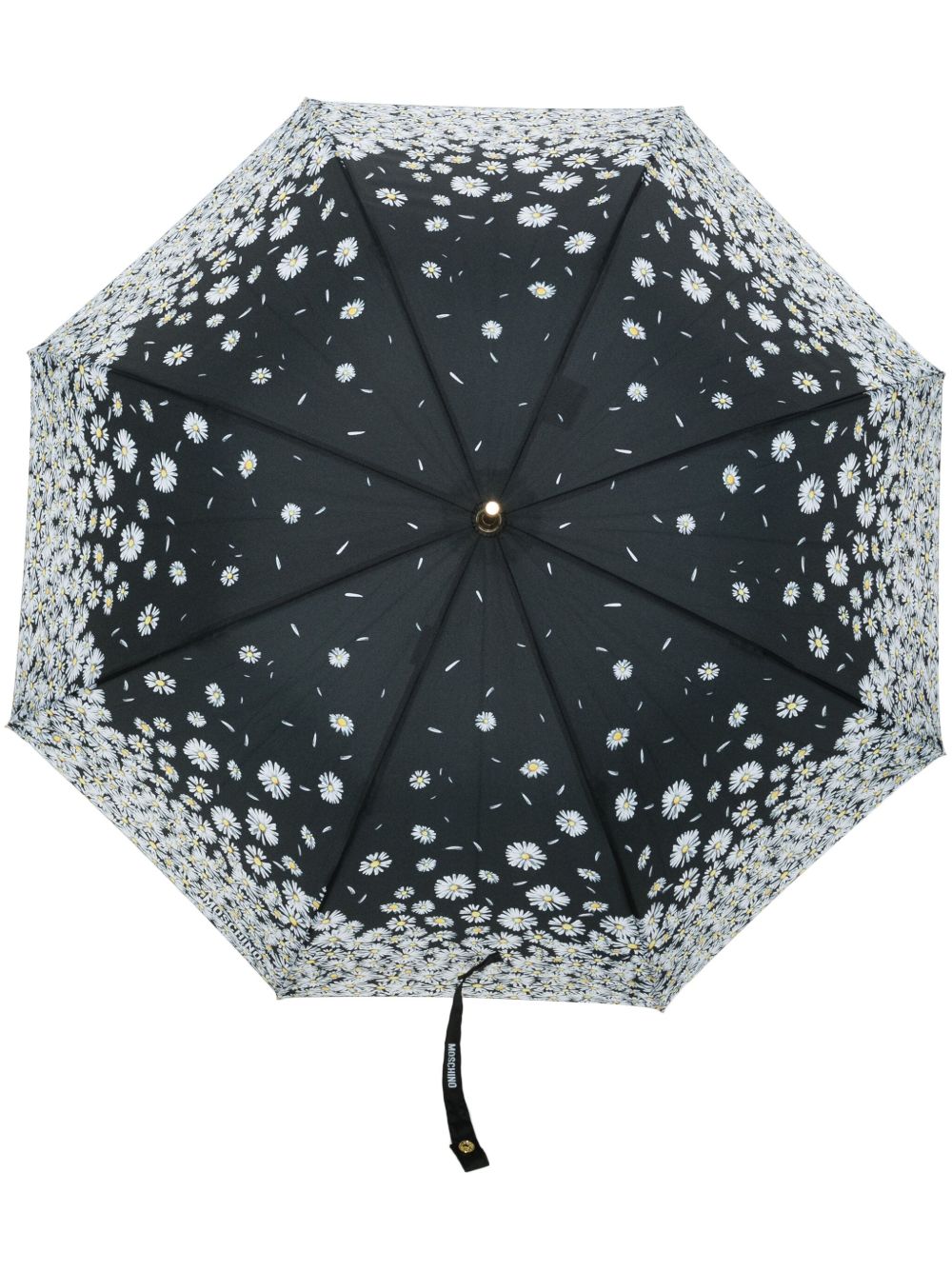 Moschino Raining Daisies 雨伞 - 黑色