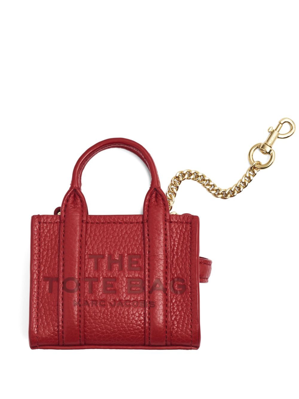 Marc Jacobs The Nano Tote 吊饰 - 红色