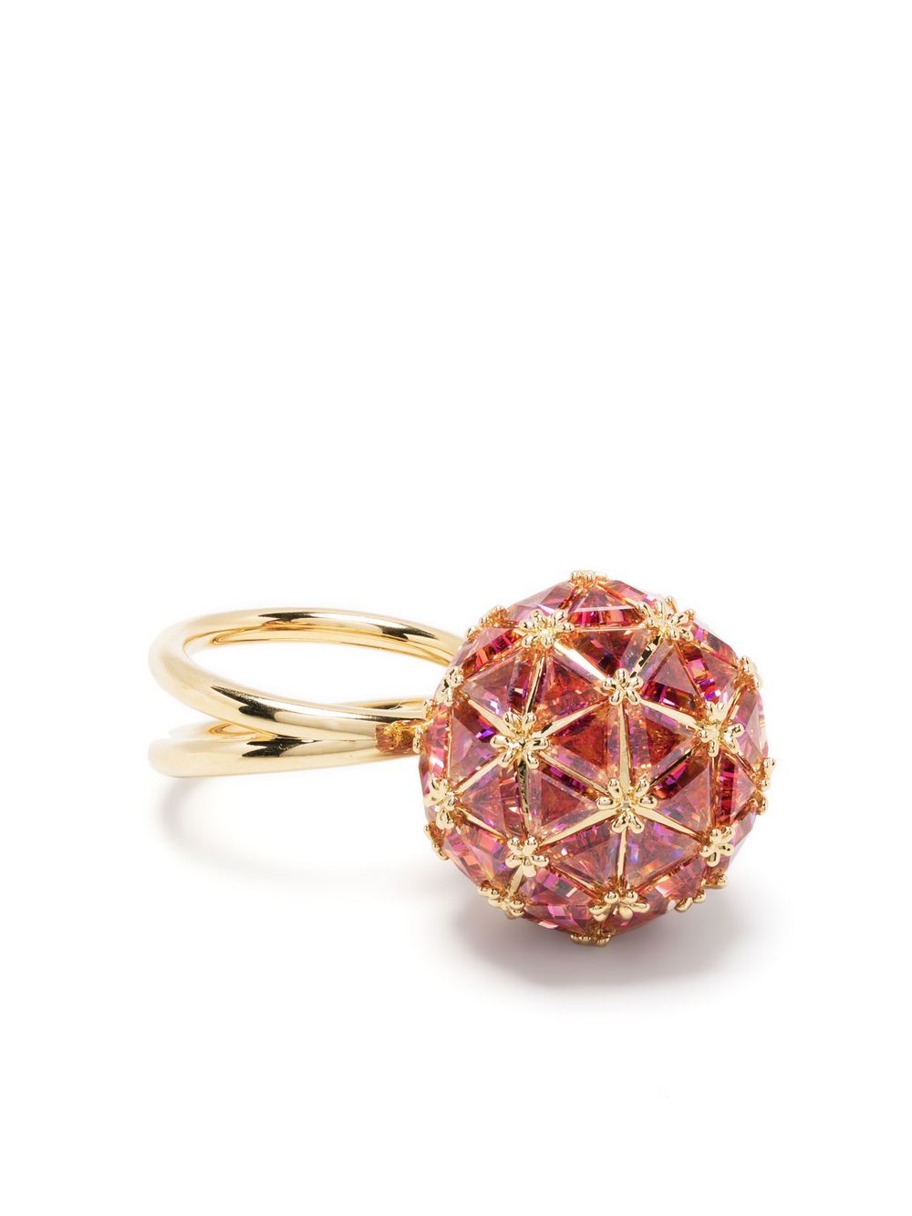 Swarovski Curiosa 鸡尾酒戒指 - 红色