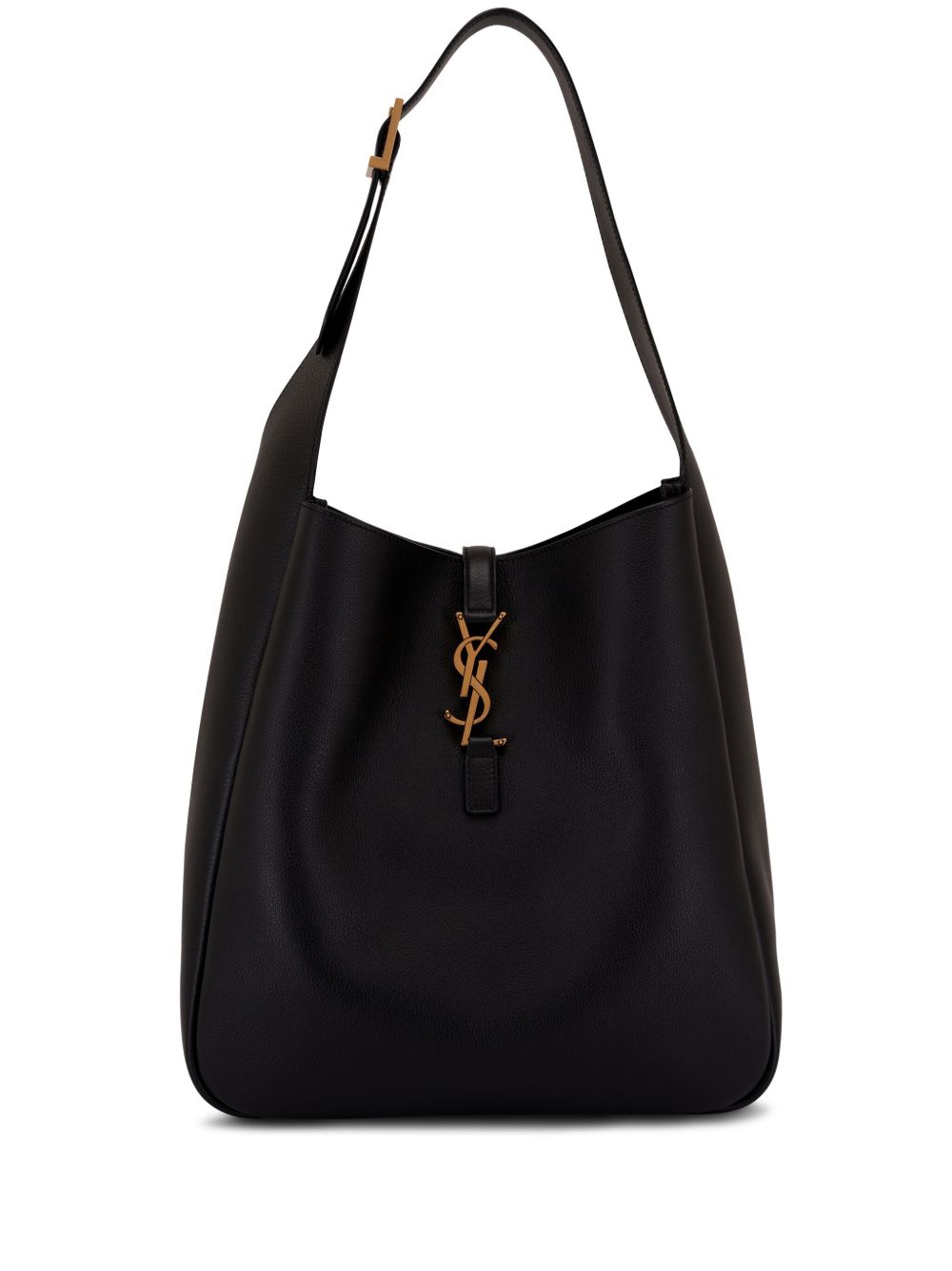 Saint Laurent Le 5 À 7 小号皮质单肩包 - 黑色
