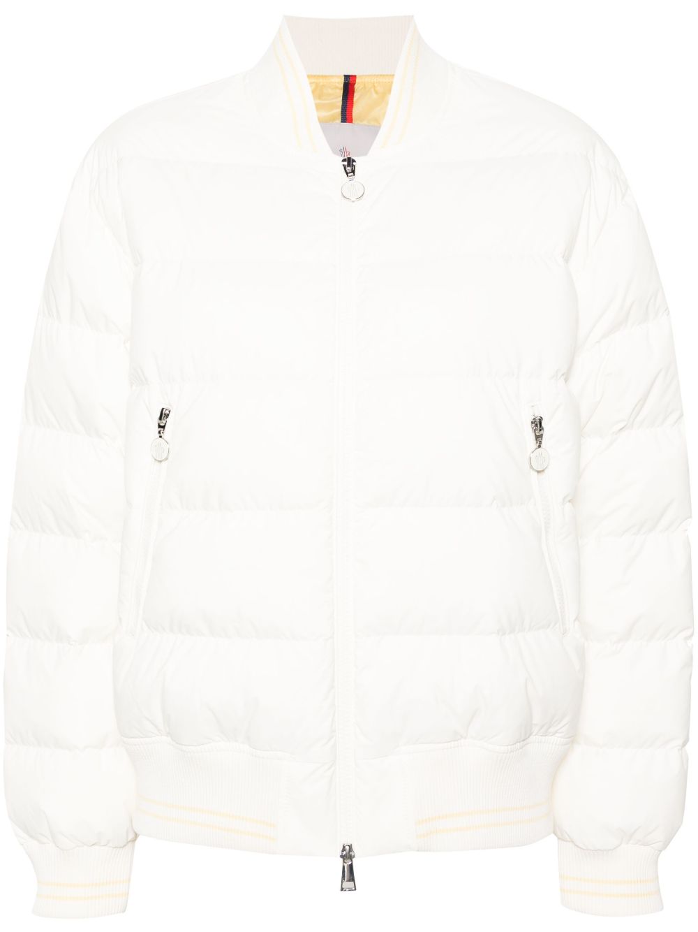 Moncler Argo 填充飞行员夹克 - 白色