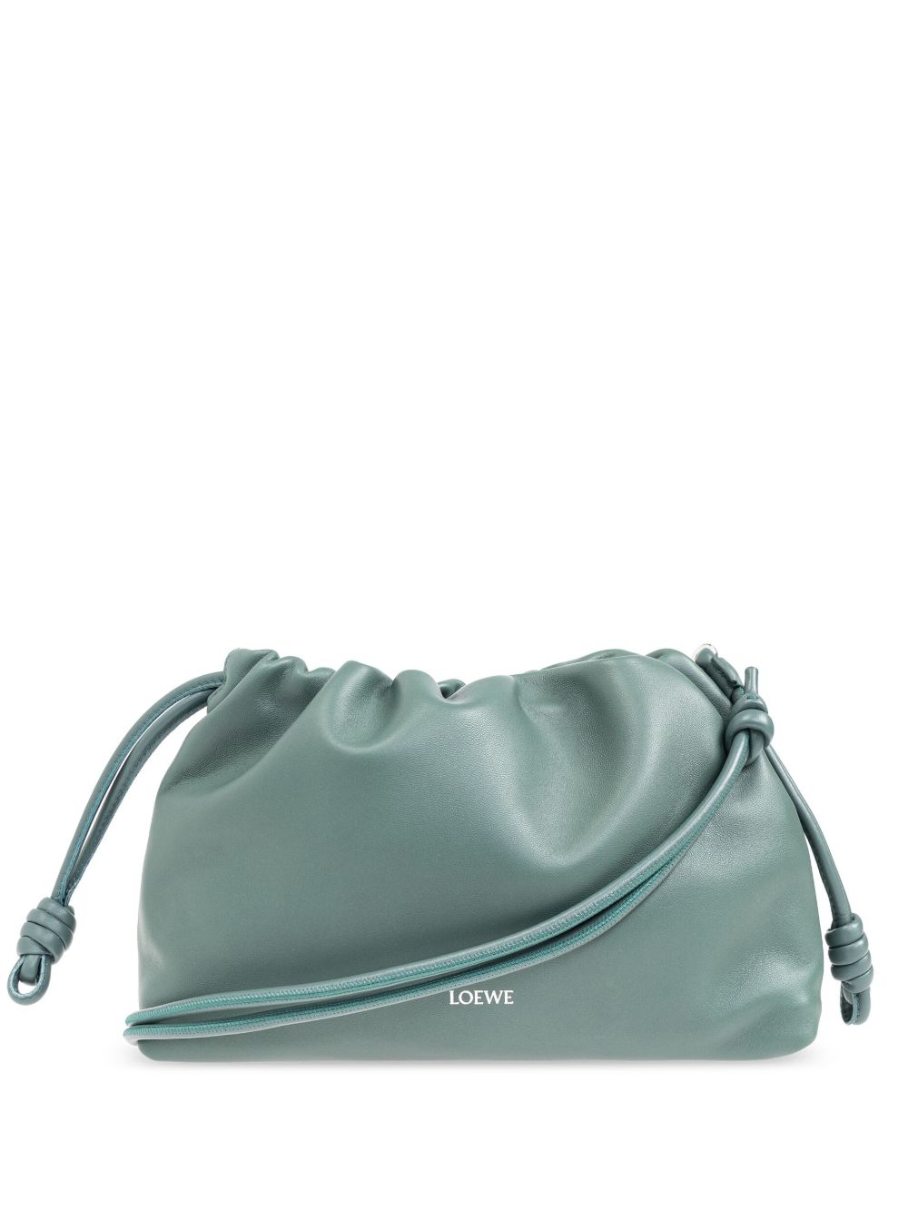 LOEWE Flamenco 中号手拿包 - 绿色