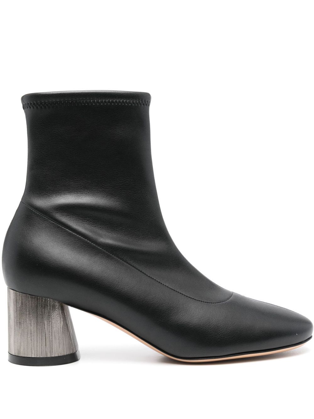 Casadei 中跟及踝靴（5.5厘米） - 黑色