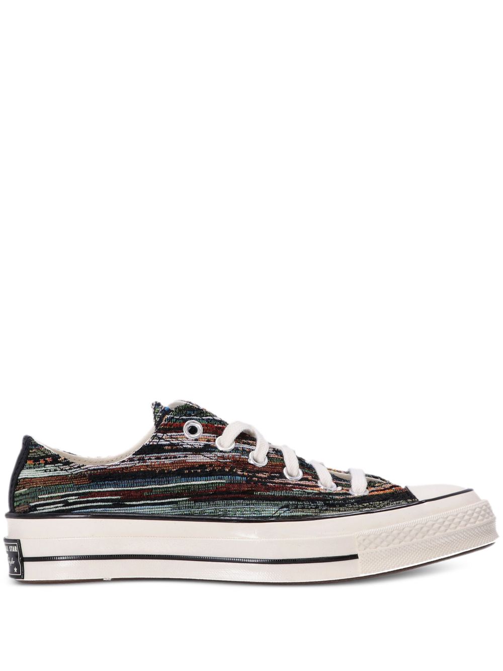 Converse Chuck 70 提花条纹运动鞋 - 黑色