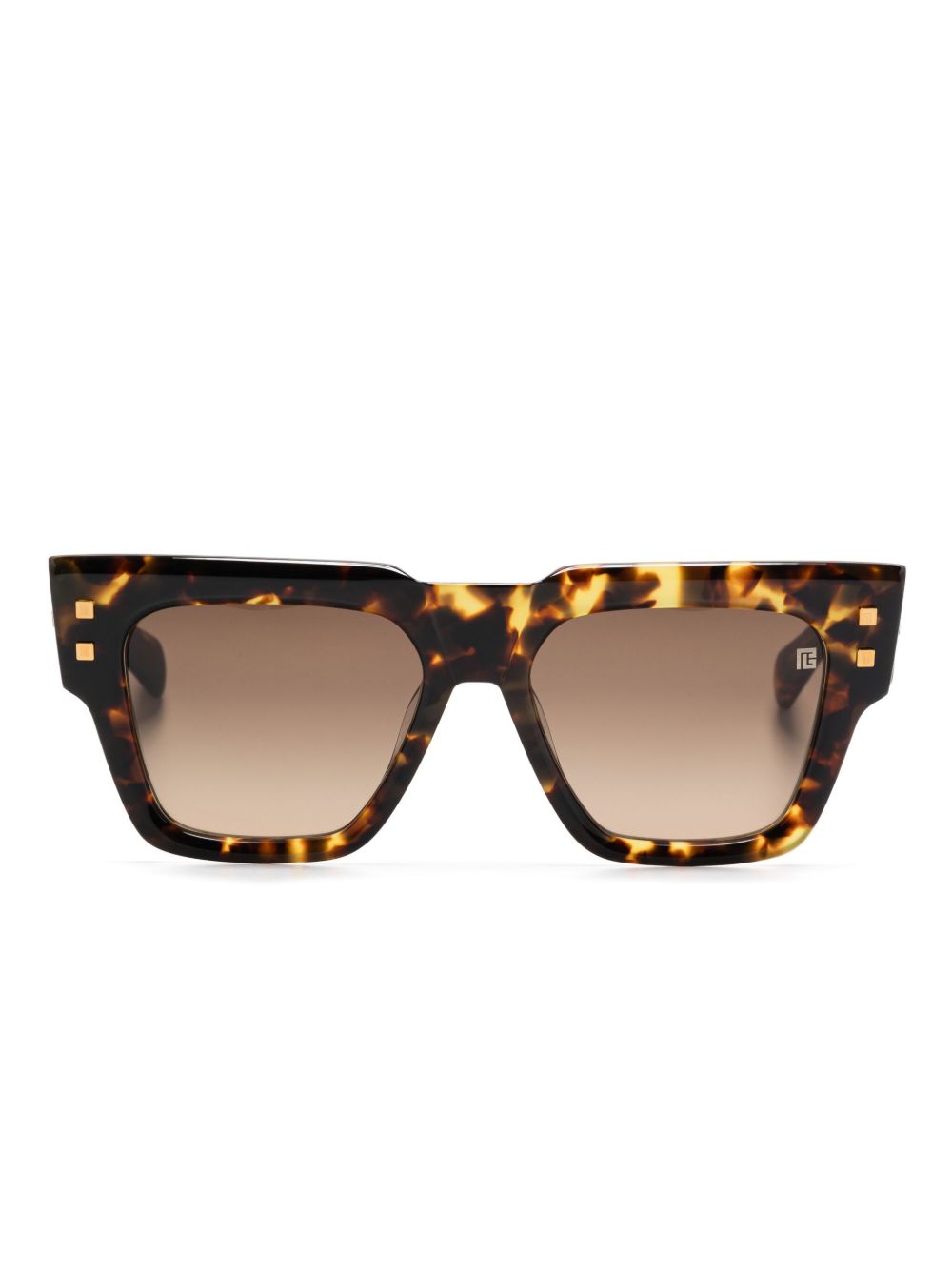 Balmain Eyewear B-Army 太阳眼镜 - 褐色