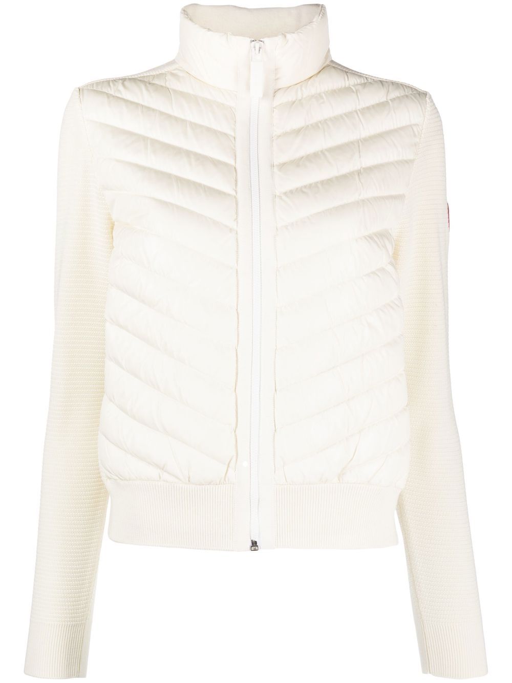 Canada Goose 绗缝针织夹克 - 白色