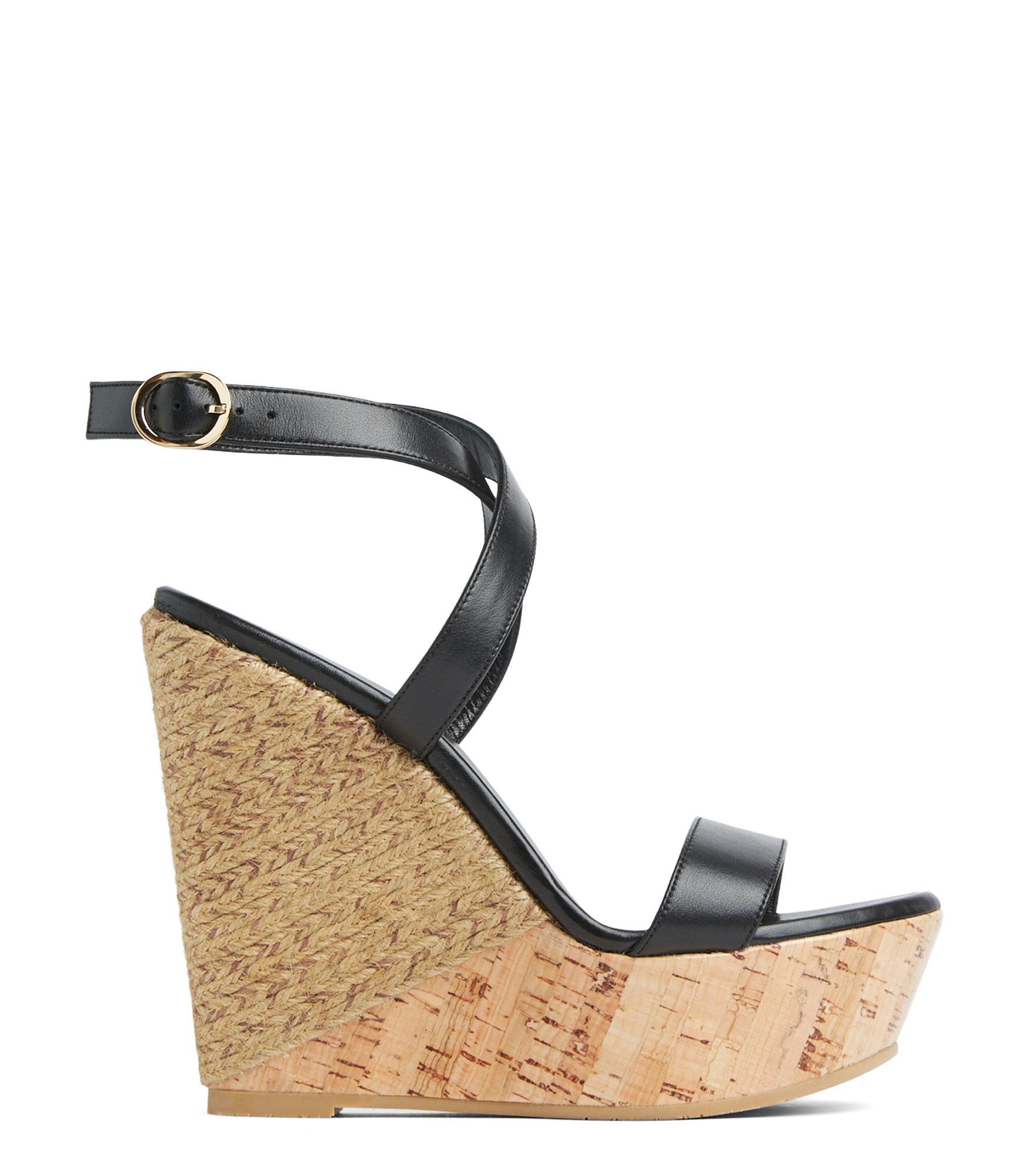Stuart Weitzman 5050 Wedge Sandal - Woman Wedges Black 40