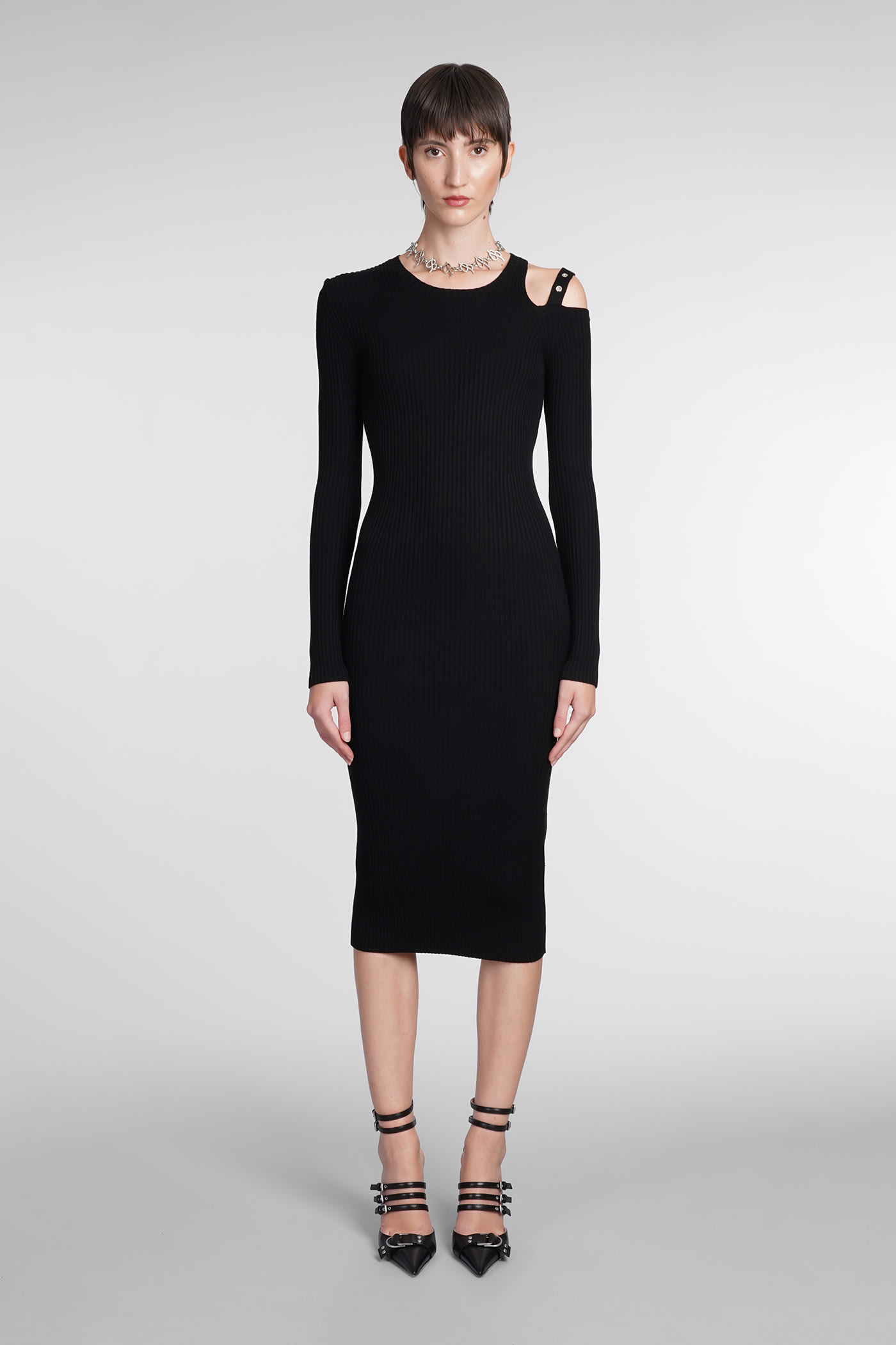 One Shoulder Dress Blumarine
