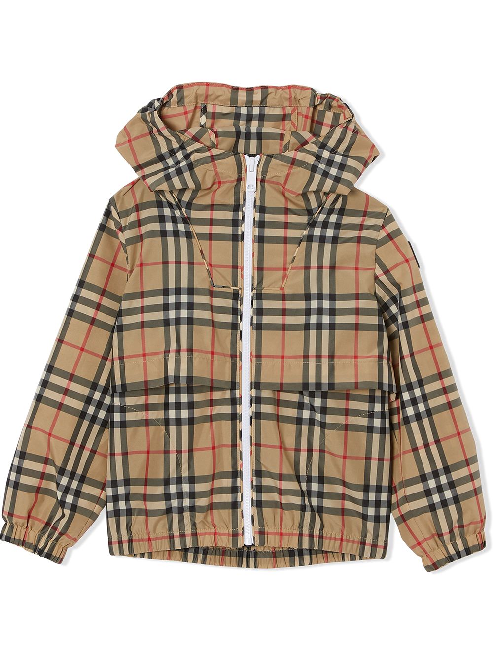 Burberry Kids Vintage Check 夹克 - 中性色