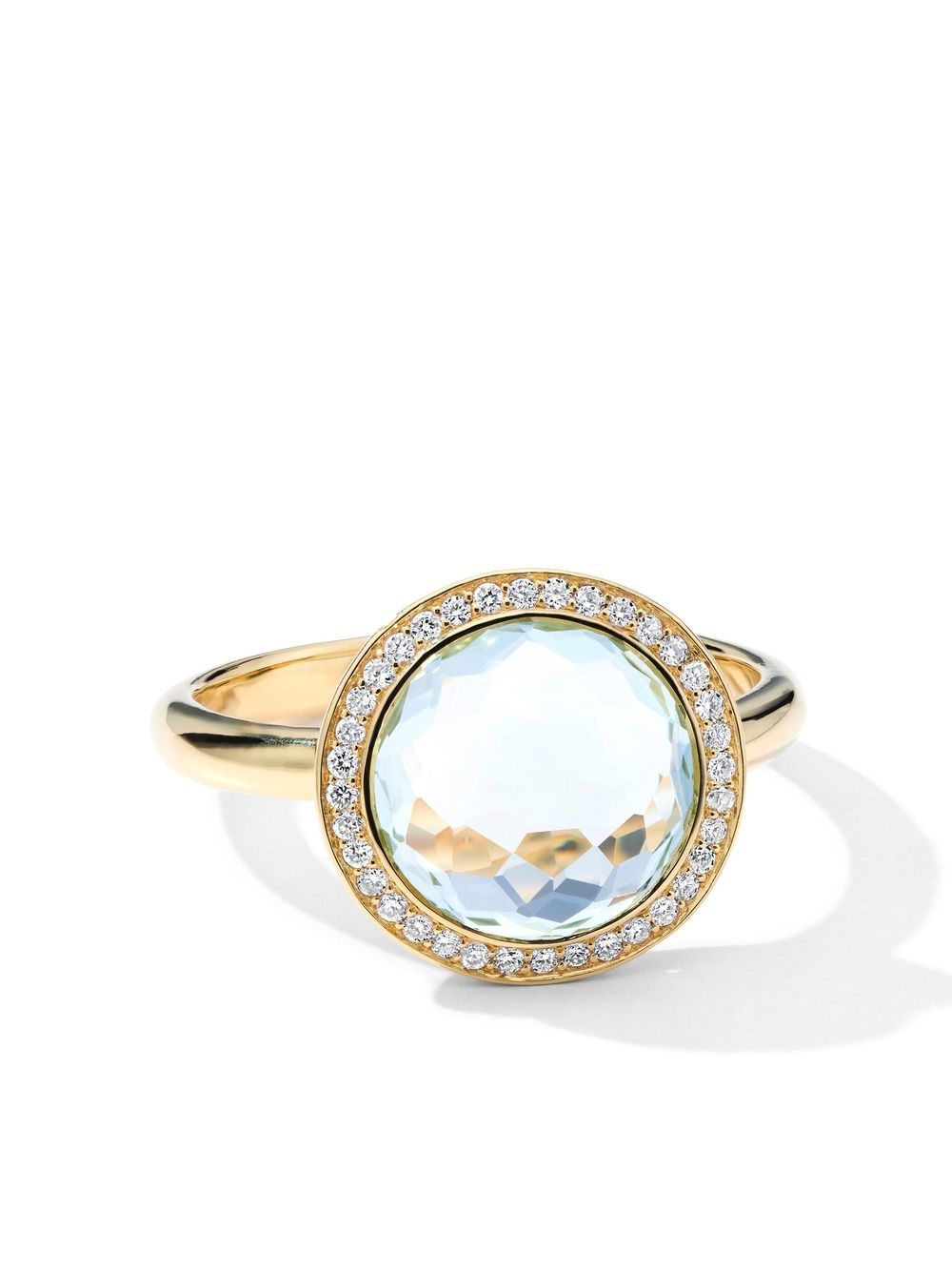 IPPOLITA Lollipop® 18K黄金黄玉钻石迷你戒指 - 金色