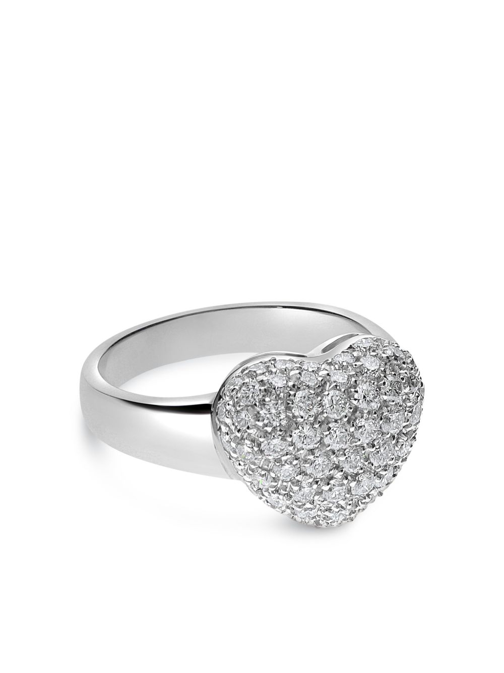LEO PIZZO Amore 18K白金钻石戒指 - 银色
