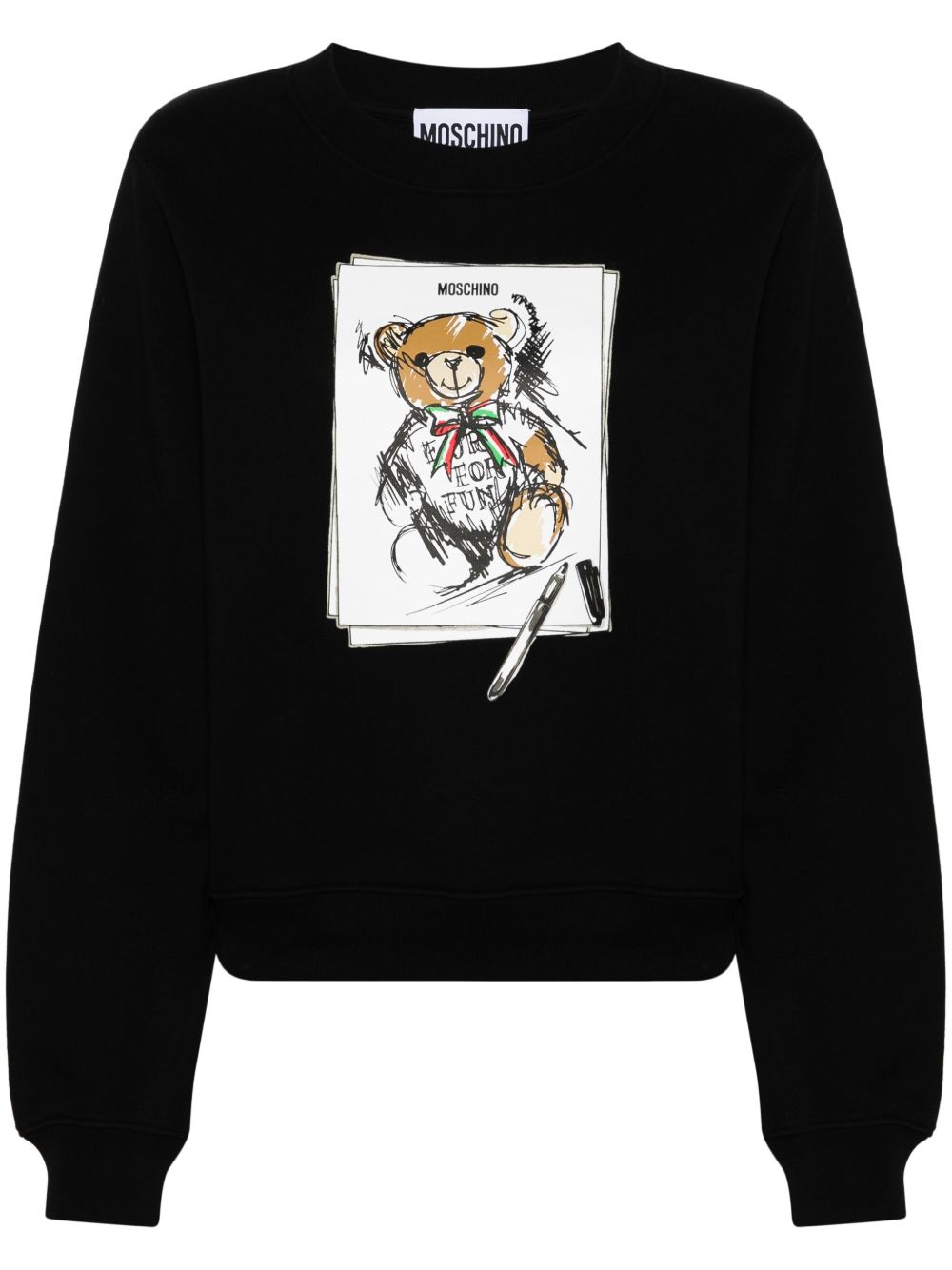 Moschino You Can't be Serious 卫衣 - 黑色