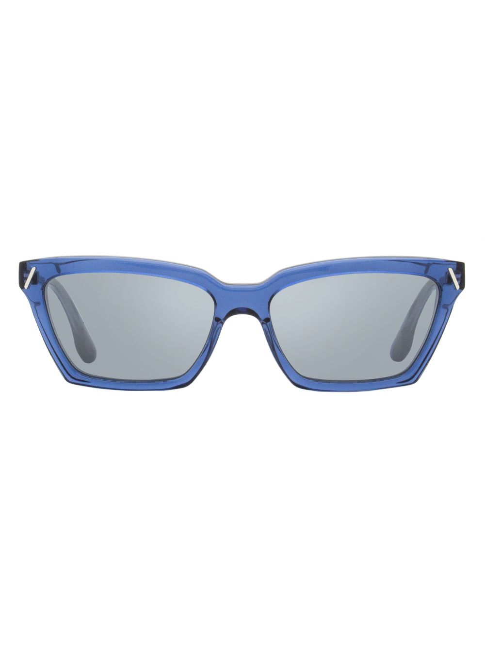 Victoria Beckham Eyewear Soft Square 太阳眼镜 - 蓝色
